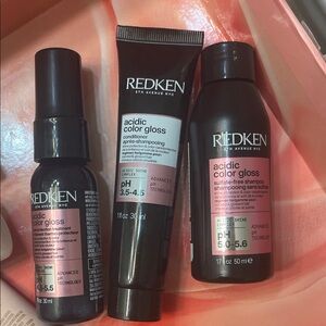 Redken Acidic Color Gloss Trio - Black and Pink